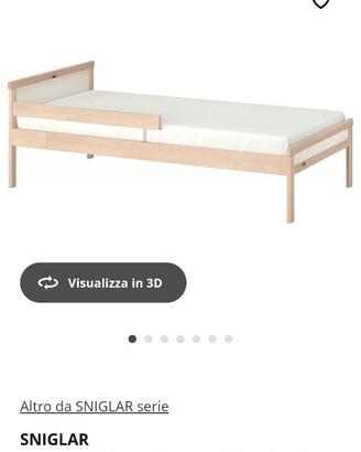 Lettino ikea nuovo con materasso