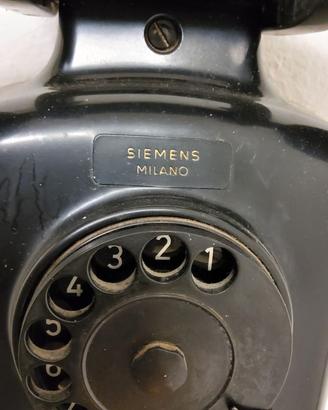 TELEFONO DA PARETE  SIEMENS ANNI '60 IN BACHELITE