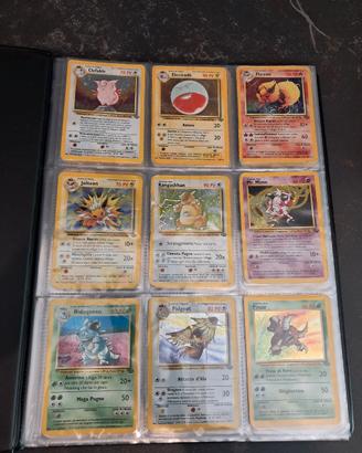 Carte Pokemon Set Jungle completo originale
