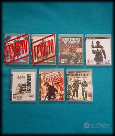 5 GIOCHI PS3 – SPARATUTTO MILITARI/GUERRA MODERNA