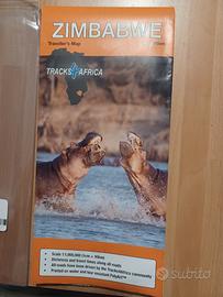 mappa cartina geografica zimbabwe t4a