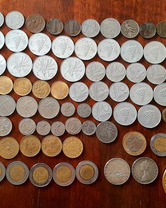 Monete dal Cent Re Italia alle Lire 1000 errore co