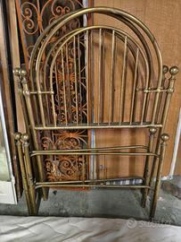 Letti singoli ottone vintage