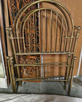 Letti singoli ottone vintage