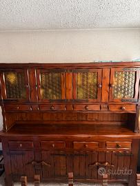 Credenza rustica tirolese massello 220 cm