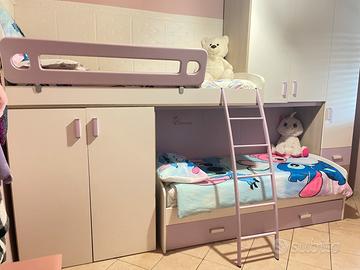 Cameretta Bambine/Ragazze 2 letti