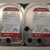 Coppia WD RED 2TB HDD WD20EFRX