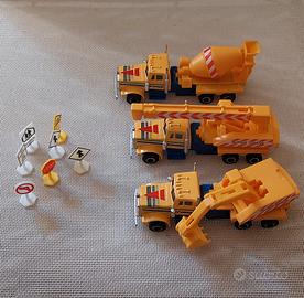 Set camioncini cantiere Construction Trucks 
