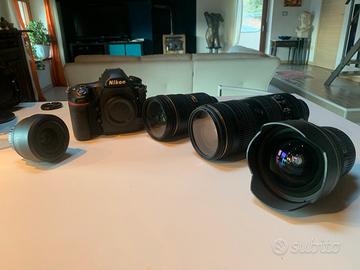 Nicon D850 come nuova con obbiettivi