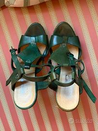 Sandali Divine Follie numero 37 con tacco plateau
