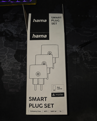 2x Hama Smart Plug WiFi Matter 3680W – Prese Smart