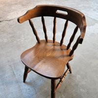 sedie in noce massiccio