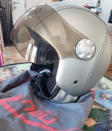 Casco NAU Silver omologato con visiera 