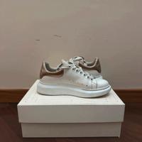 Alexander Mcqueen Oversized Sneaker White/RoseGold