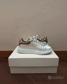 Alexander Mcqueen Oversized Sneaker White/RoseGold
