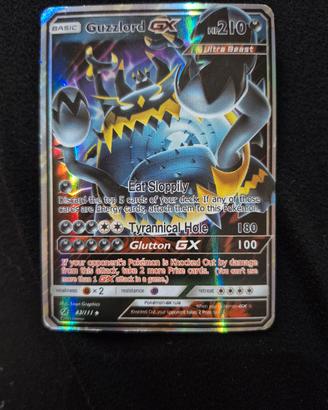 carta pokemon guzzlord gx in spagnolo