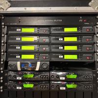 Rack radiomicrofini sennheiser e akg