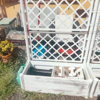 fioriera con griglia