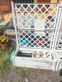 fioriera con griglia