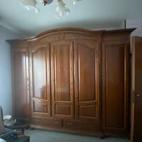 Camera da letto matrimoniale in noce