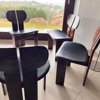 Set 4 sedie  Africa- Afra e Tobia Scarpa, anni ’70