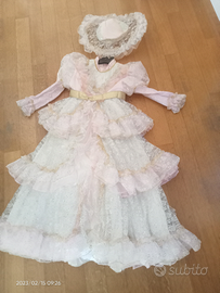 Vestito carnevale bimba 5-7 anni