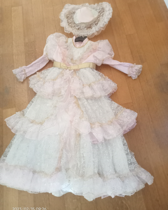 Vestito carnevale bimba 5-7 anni