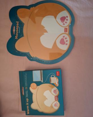 mouse pad e scalda tazza Legami Milano Corgi