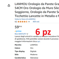 orologi moderni da parete per rivenditori