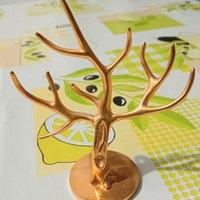 Portagioielli Forma Albero in Ottone Vintage