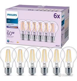 Philips LED Lampadina Luce Bianca Fredda 60W - E27
