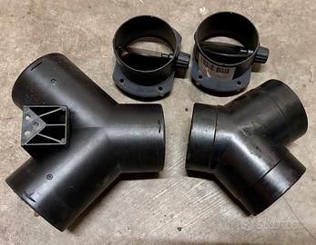 Raccordi aria calda 75mm cinebasto