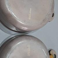 2 pentole e 1 padella Marca Moneta, NO INDUZIONE.