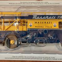 modellino del camion trasportatore della Maserati