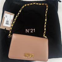 Borsa N21 con tracolla - colore cipria