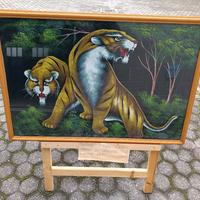 Quadro con Tigri