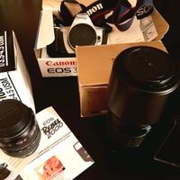Canon EOS 300 con 28-105 e 70-300