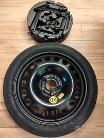 Ruotino di Scorta 5 Fori T125/70 R17 + Kit Cric