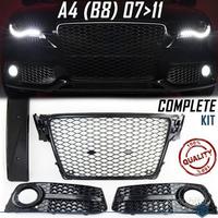 CALANDRA + GRIGLIE FENDINEBBIA per AUDI A4 RS4 B8