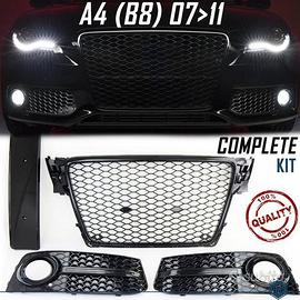 CALANDRA + GRIGLIE FENDINEBBIA per AUDI A4 RS4 B8