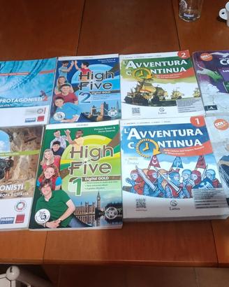libri scuola per 1-2 media