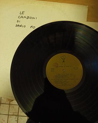 Vinile Dario Fo Le Canzoni Vol 1 Il Giullare
