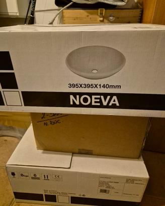 coppia lavabi da appoggio in vetro