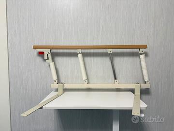 Sponda/ sbarra letto per anziani pieghevole 97 x40
