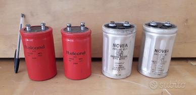 4 condensatori elettrolitici Lotto2