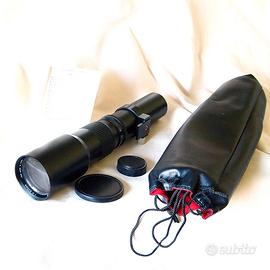 SUPERTELEOBIETTIVO 500MM F8 PRESET DI TOYO OPTICS