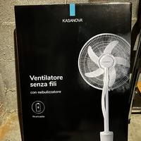 Ventilatore con nebulizzatore