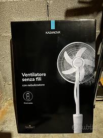 Ventilatore con nebulizzatore