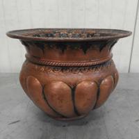 Fioriera in rame - porta fiori usato