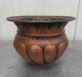 Fioriera in rame - porta fiori usato